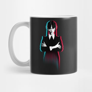 Wednesday  Addams Digital Art Mug